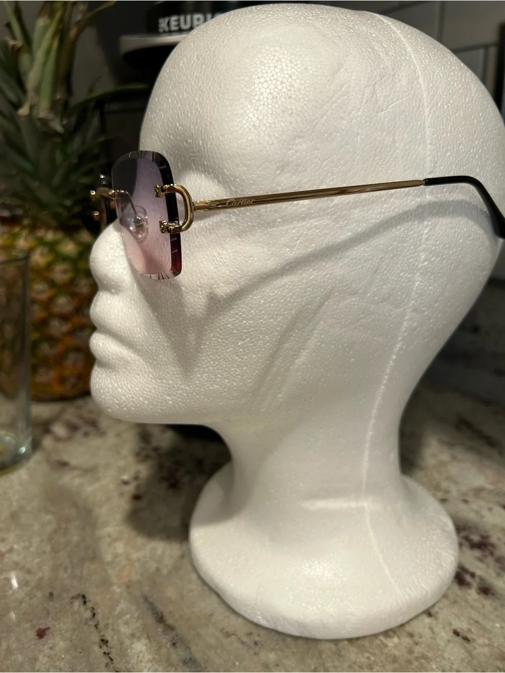 & Other Stories rimless rectangular